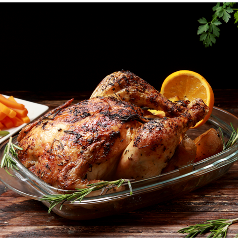 Recette de poulet rôti aux clémentine de Corse