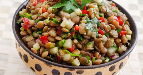 salade de lentilles