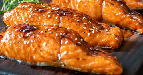 Filet de saumon Teriyaki au Air Fryer