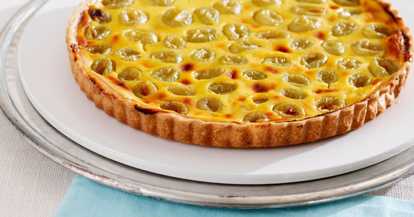 White Grape and Cinnamon Tart