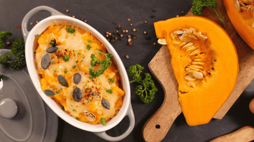 Comment faire un gratin de courge butternut léger