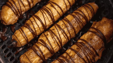 🍌 Bananes Rôties au Chocolat (Papillote) au Air Fryer