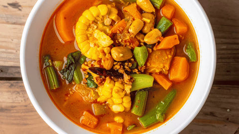 ❄️ Soupe de légumes rôtis au four : idéale pour les soirs froids