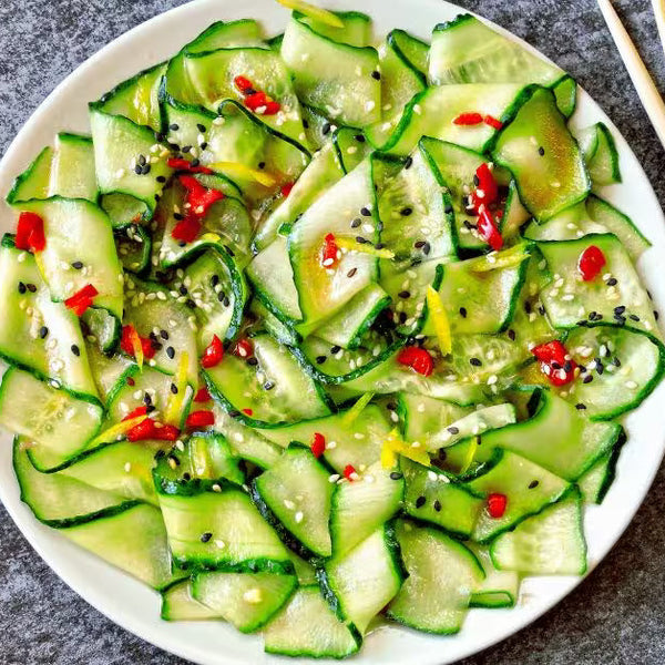 Salade de Concombre 🥒 : Recette Fraîche et Facile pour l’Été