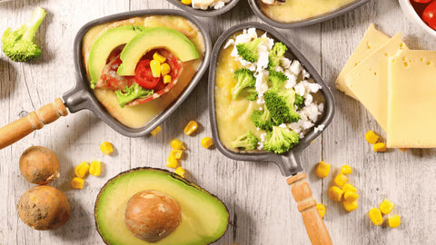 Raclette végétarienne : idées de garnitures & sauces