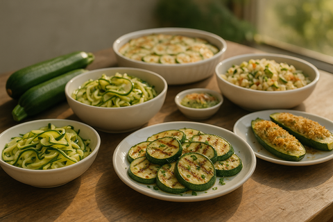 5 idées de recettes faciles pour cuisiner les courgettes fraîches cet été