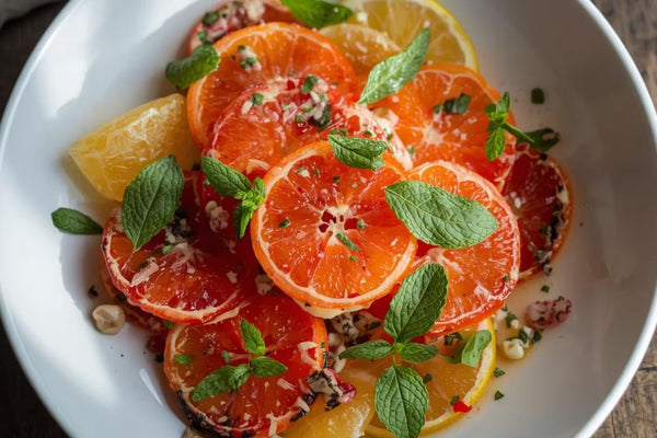 🥗 Winter citrus salad: clementine & fresh mint – Neary 