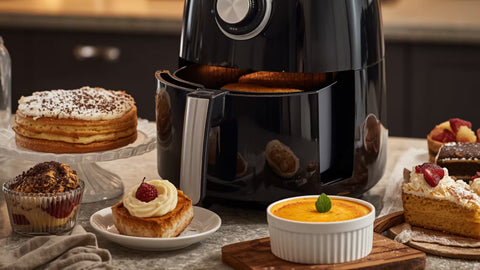 Air Fryer Pâtisserie: 10 Desserts (Gâteaux, Biscuits, Crème Brûlée)