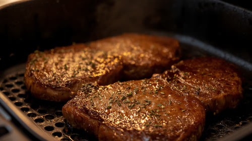 Steak Parfait au Air Fryer: 5 Recettes (Rare/Saignant/Cuit)