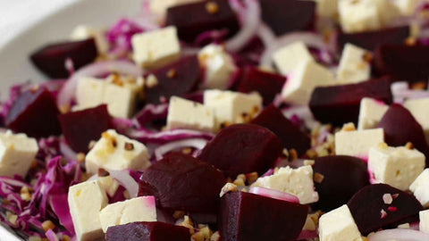 🥗 Betteraves en salade tiède, noix & feta 🌰🐐 - Neary - Livraison panier de fruits et légumes