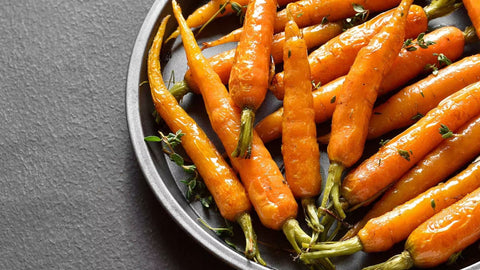 🥣 Carottes glacées au miel & thym 🥕🍯🌿