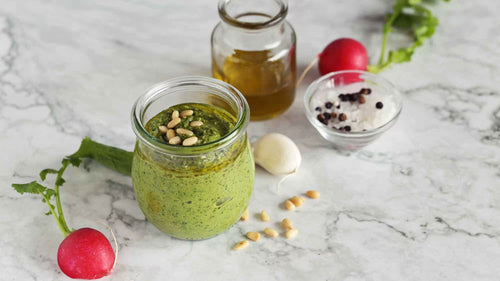 🥣 Pesto de fanes (carottes, radis) anti-gaspi 🌿🥕🌶️