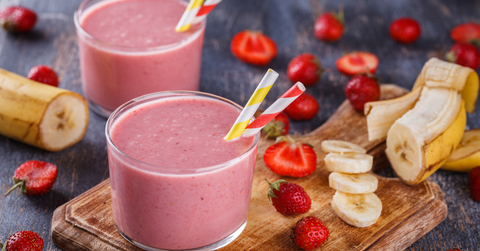 Smoothie Banane Fraise