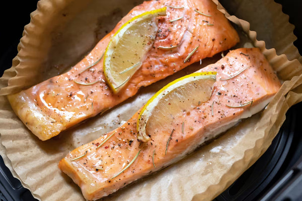 Saumon Filet Air Fryer: Peau Croustillante, Chair Fondante