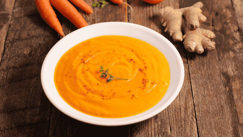 🥕 Soupe de carottes et gingembre : douce et pleine d’énergie pour l’hiver