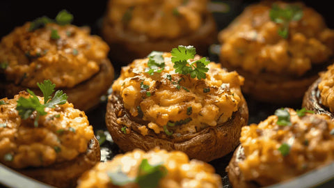 🍄 Champignons Farcis au Air Fryer : L'entrée facile et bluffante