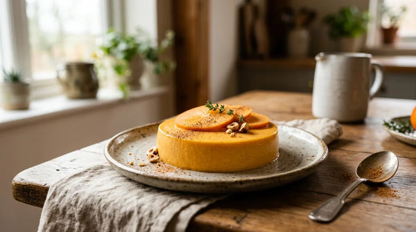 Le bavarois au kaki de Lou : la douceur d'automne qui bluffe tout le monde (sans gélatine et prêt en 20 min !)