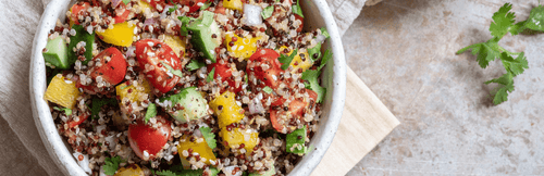 Bowl de quinoa au saumon grillé et légumes rôtis - Neary