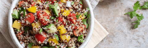 Bowl de quinoa au saumon grillé et légumes rôtis - Neary - Livraison panier de fruits et légumes