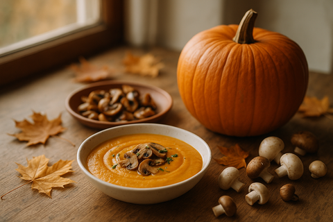 Les meilleures recettes d'automne 2024 avec potiron et champignons : idées savoureuses et astuces de saison - Neary - Livraison panier de fruits et légumes