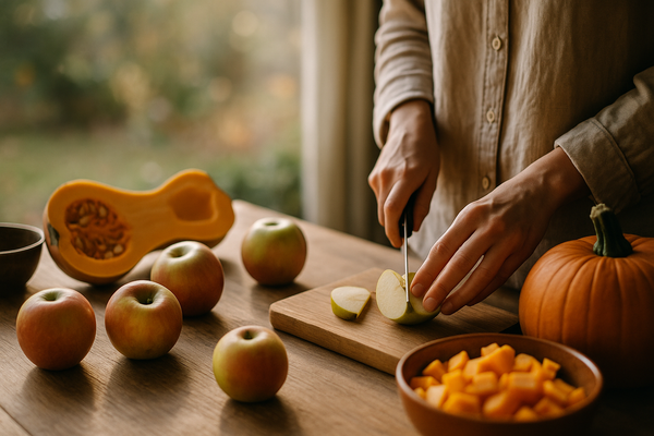 Comment réussir vos recettes d'automne avec les courges et les pommes de saison 🍏🎃 - Neary - Livraison panier de fruits et légumes