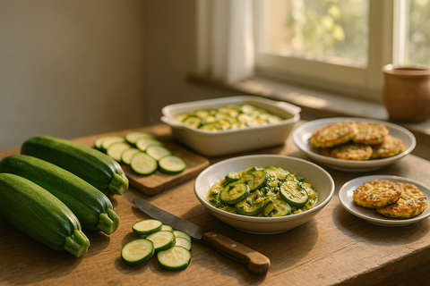 Les meilleures recettes et astuces pour cuisiner les courgettes fraîches de saison en août 2024