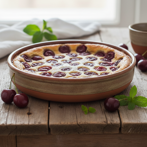 Le secret d'un clafoutis aux cerises traditionnel parfait (sans noyaux, ni prise de tête !) - Neary - Livraison panier de fruits et légumes