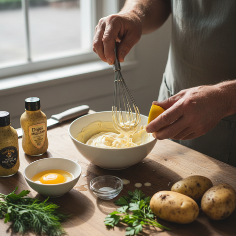 Mayonnaise maison parfaite : astuces pour une émulsion crémeuse et onctueuse, prête à sublimer vos plats préférés.