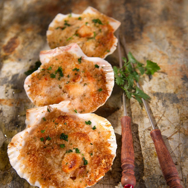 Coquilles Saint Jacques gratinées - Neary