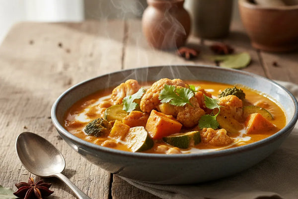 Mon curry de légumes au Thermomix : l'astuce pour un voyage express en Inde sans quitter sa cuisine !