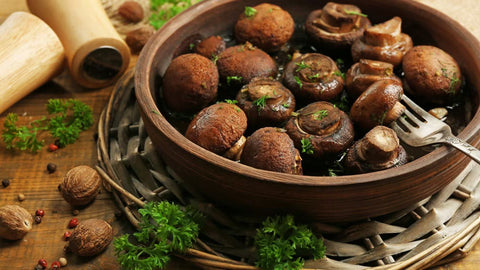 Champignons à l’Air Fryer : temps & grammages