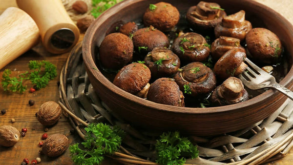Champignons à l’Air Fryer : temps & grammages