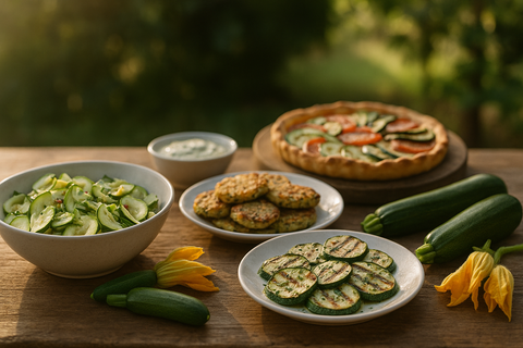 Succombez aux saveurs de l’été : 5 idées fraîches pour cuisiner la courgette en août