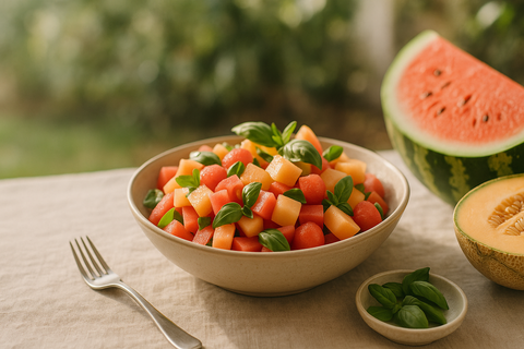 La recette fraîcheur de l'été 2024 : réussir vos salades de melon et pastèque - Neary - Livraison panier de fruits et légumes