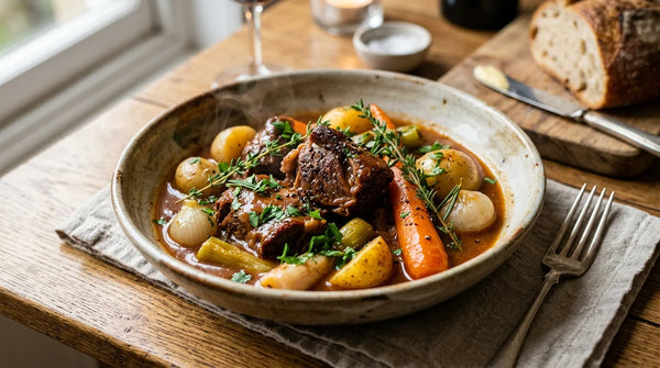 Navarin d'Agneau aux Légumes d'Automne : Le Secret d'une Viande Fondante (3h à l'étouffée, 160°C)