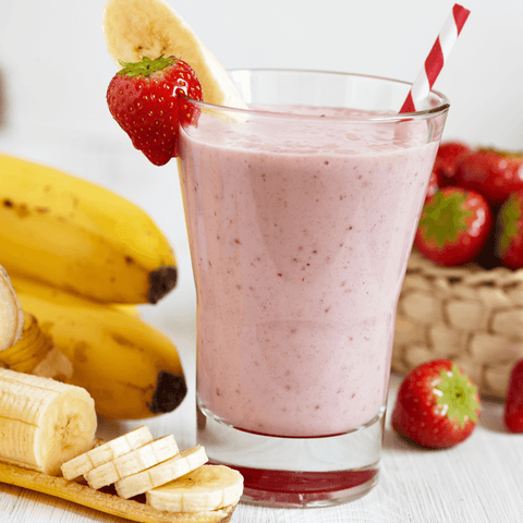 Livraison panier de fruits et légumes à Nancy, Metz et villages alentours - Recette de smoothie fraise et banane - Neary