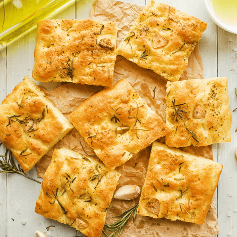 Recette facile de Focaccia aux Herbes de Provence et Sel Marin - Neary - Livraison panier de fruits et légumes