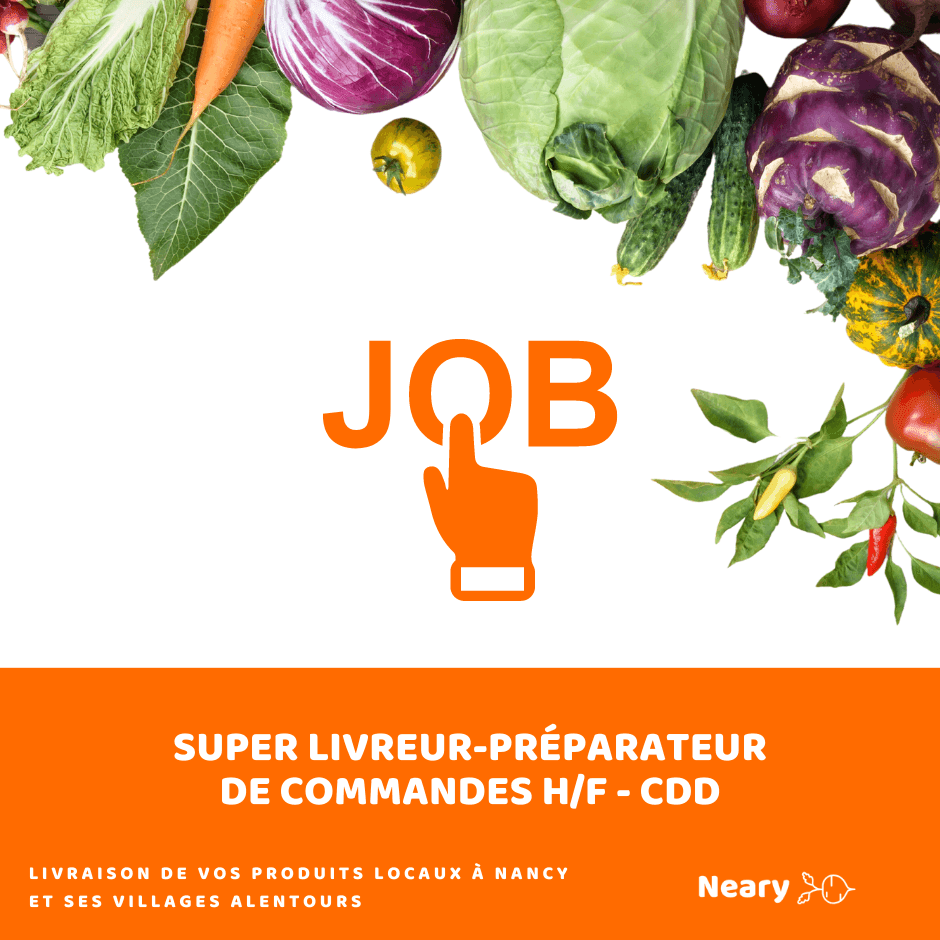 Super livreur-préparateur de commandes H/F - CDD - Neary