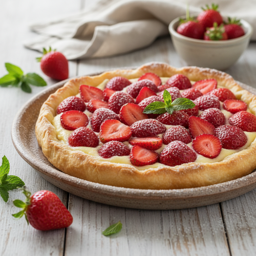 Le secret d'une tarte aux fraises d'Alsace facile et irrésistible : pâte croustillante et crème légère - Neary - Livraison panier de fruits et légumes