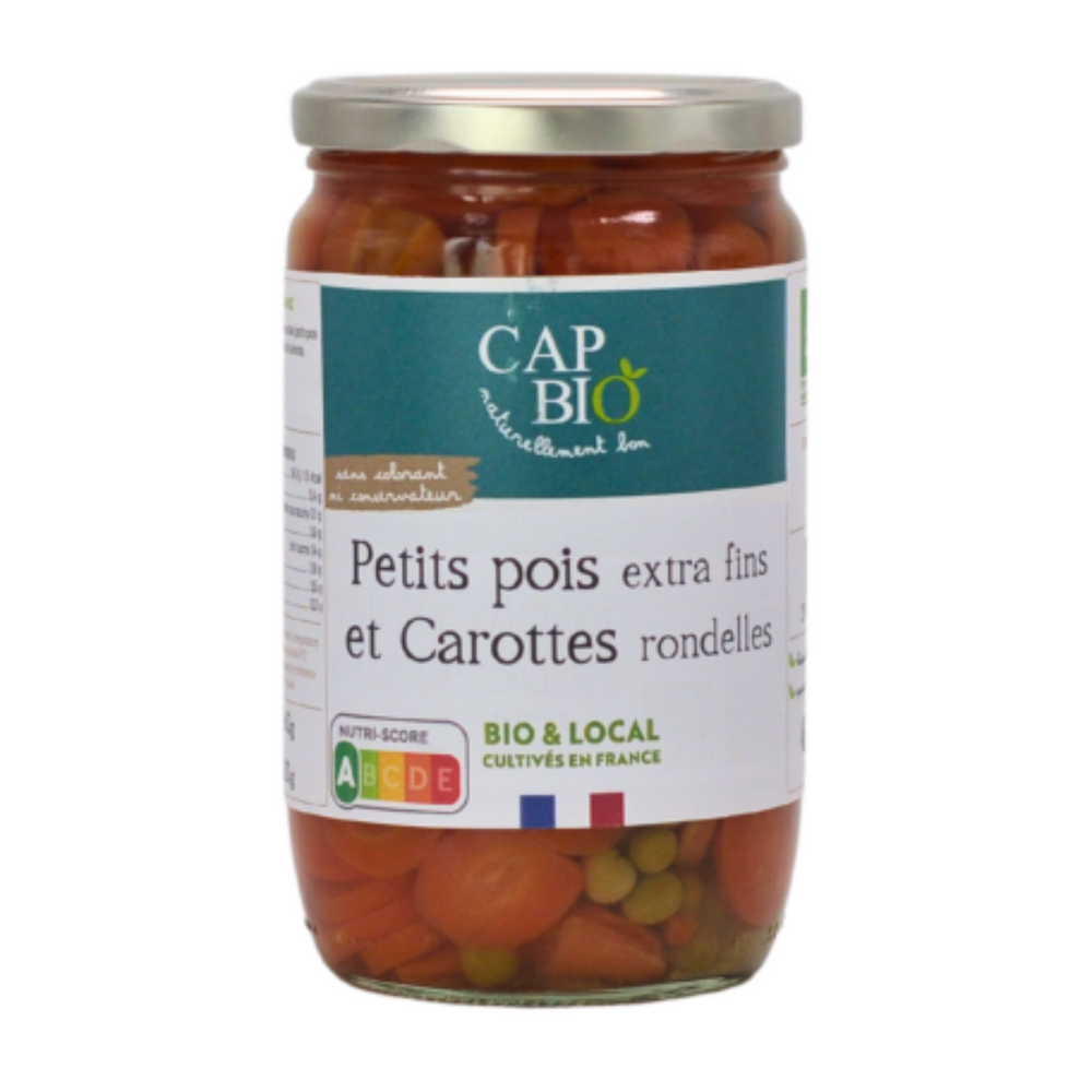 Petits pois extra fin & carottes rondelles - 420g