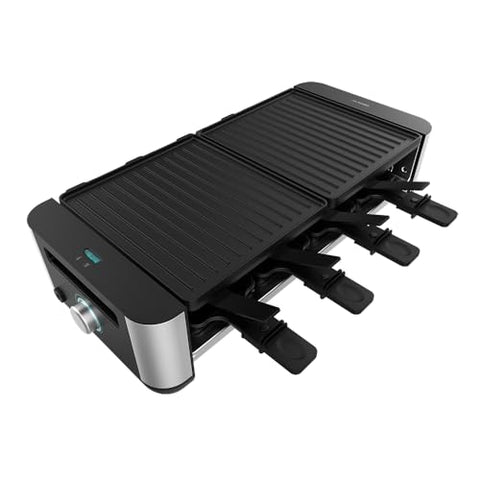 Cecotec Raclette en Bois Cheese&Grill 8200 Wood Black – 1200 W ⚡