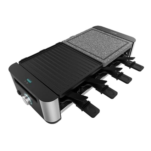 Cecotec Raclette en Bois Cheese&Grill 8200 Wood Black – 1200 W ⚡