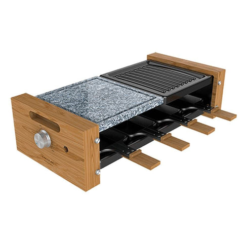 Cecotec Raclette en Bois Cheese&Grill 8200 Wood Black – 1200 W ⚡