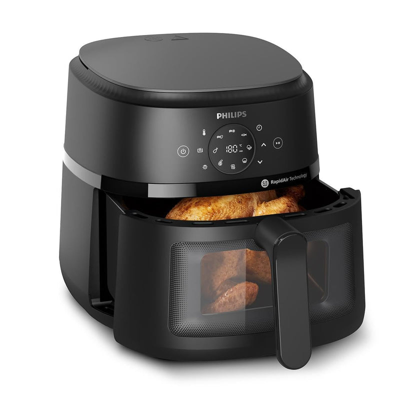 Philips Air Fryer Série 2000 affichant 180°C panier nuggets