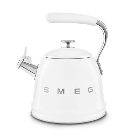 Smeg WKF Whistling Kettle – 2.3 L, Stainless Steel &amp; Silicone Handle