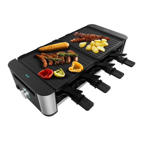 Cecotec Raclette en Bois Cheese&Grill 8200 Wood Black – 1200 W ⚡