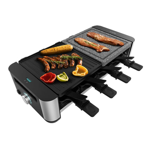 Cecotec Raclette en Bois Cheese&Grill 8200 Wood Black – 1200 W ⚡