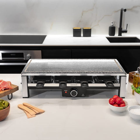 Cecotec Raclette en Bois Cheese&Grill 8200 Wood Black – 1200 W ⚡