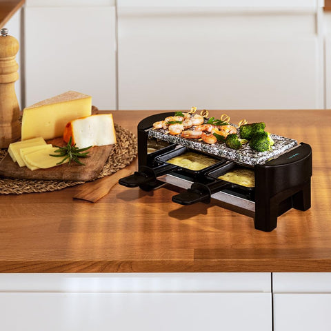 Cecotec Raclette en Bois Cheese&Grill 8200 Wood Black – 1200 W ⚡