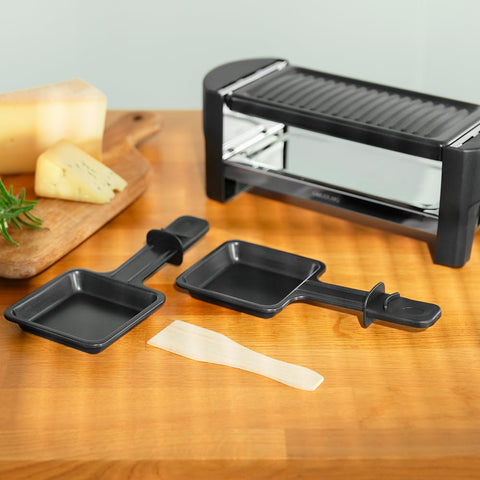 Cecotec Raclette en Bois Cheese&Grill 8200 Wood Black – 1200 W ⚡
